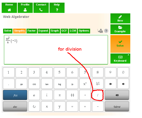 How Do You Show A Division Symbol Help